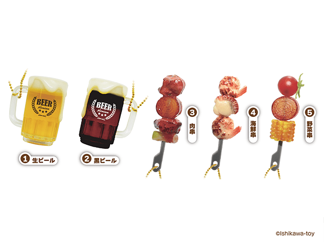 ビールで乾杯BBQマスコット